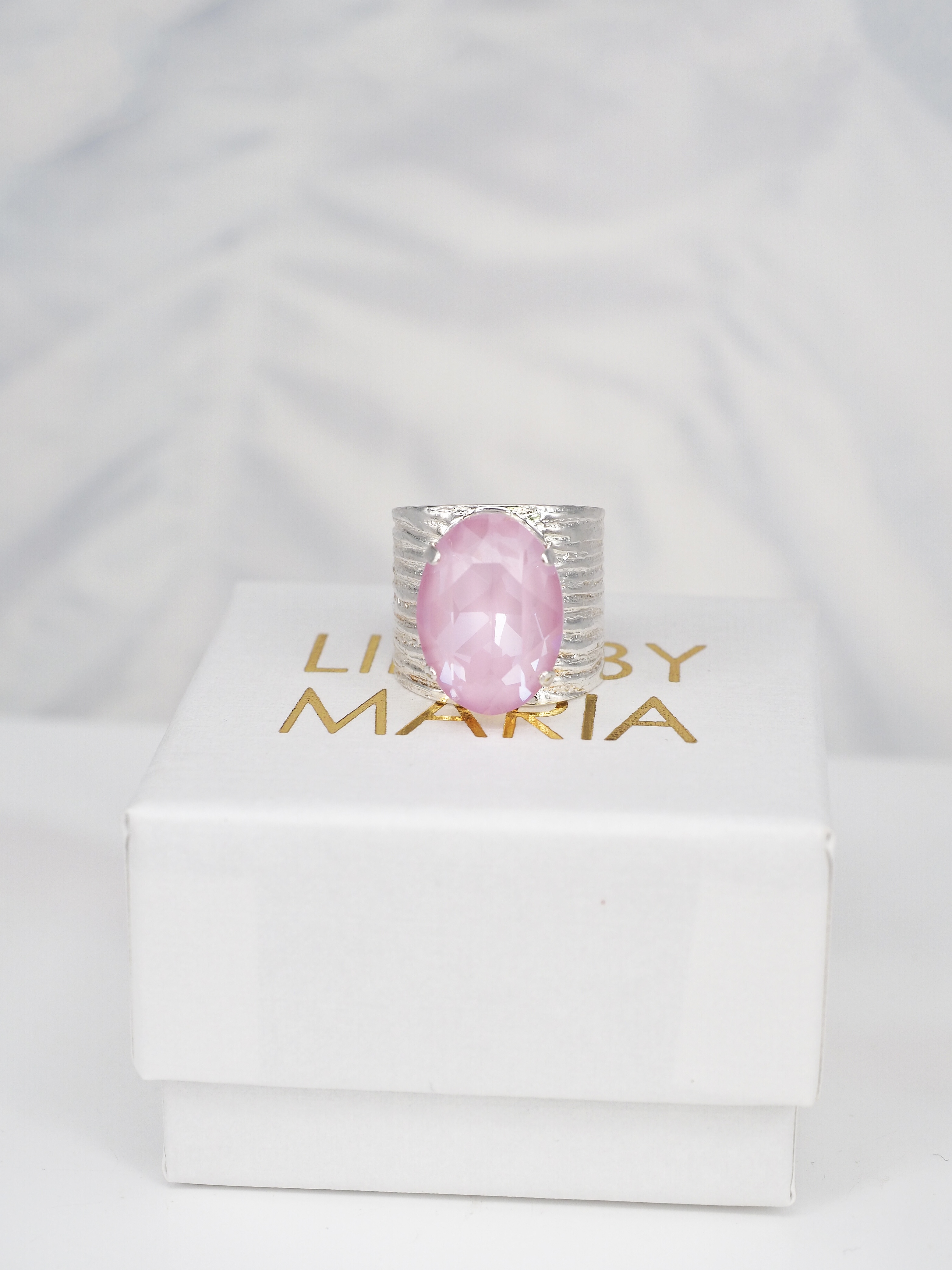 Ring Cleo Soft Rose Ignite Silver