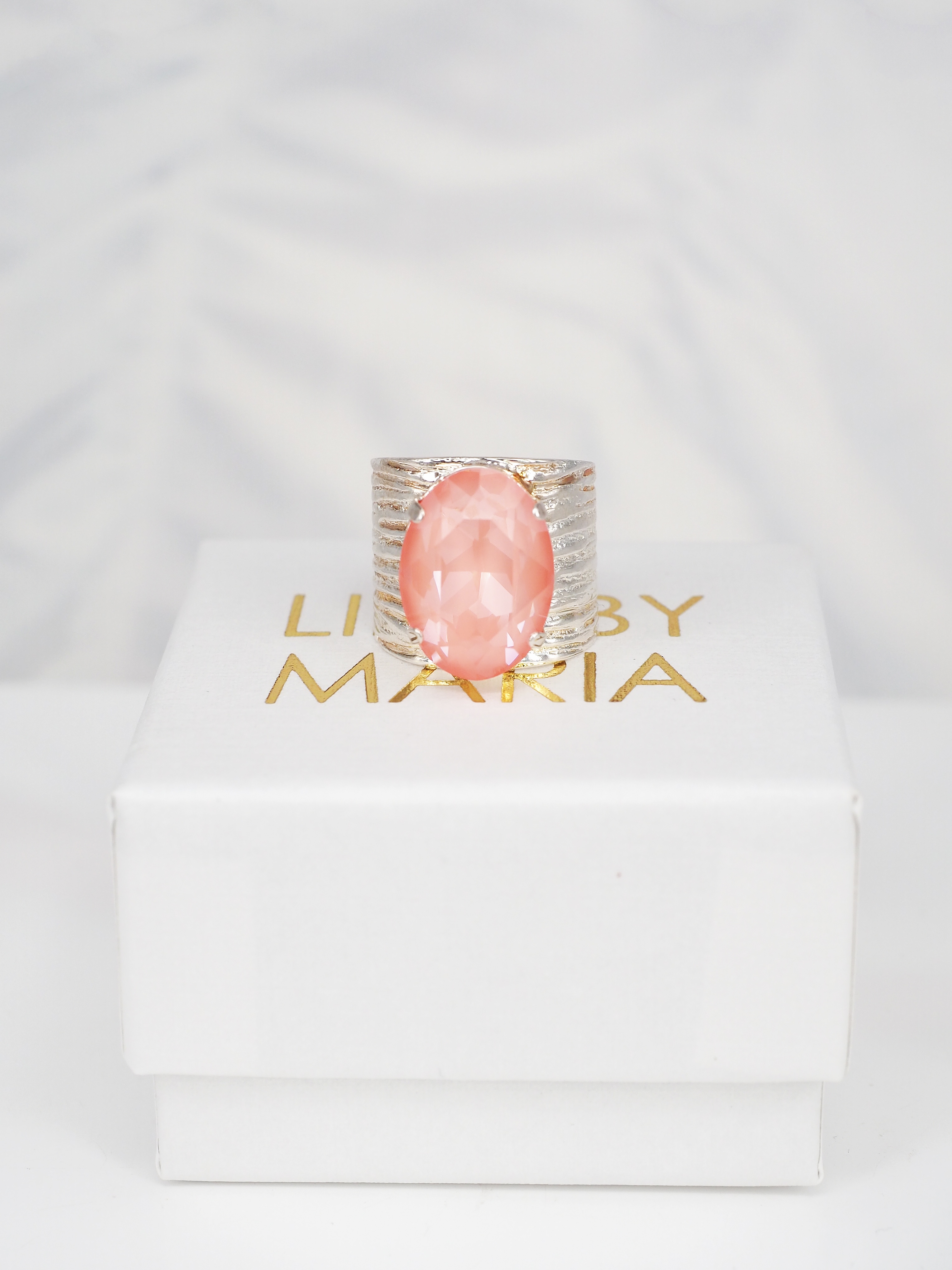 Ring Cleo Flamingo Ignite Silver