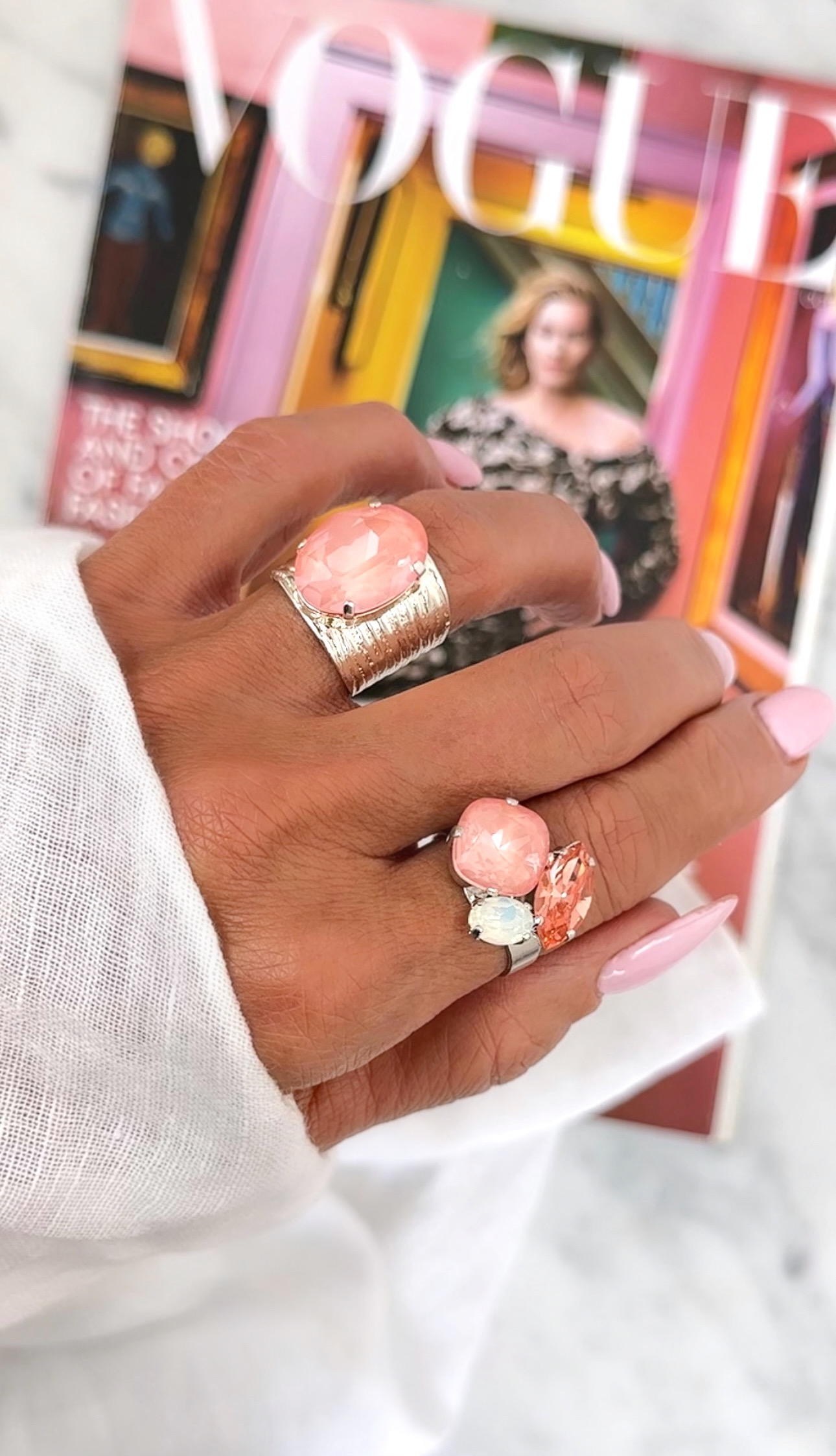 Ring Cleo Flamingo Ignite Silver - 2