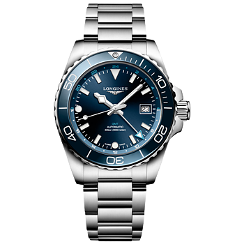 L3.790.4.96.6 Longines Hydroconquest GMT 41 blå