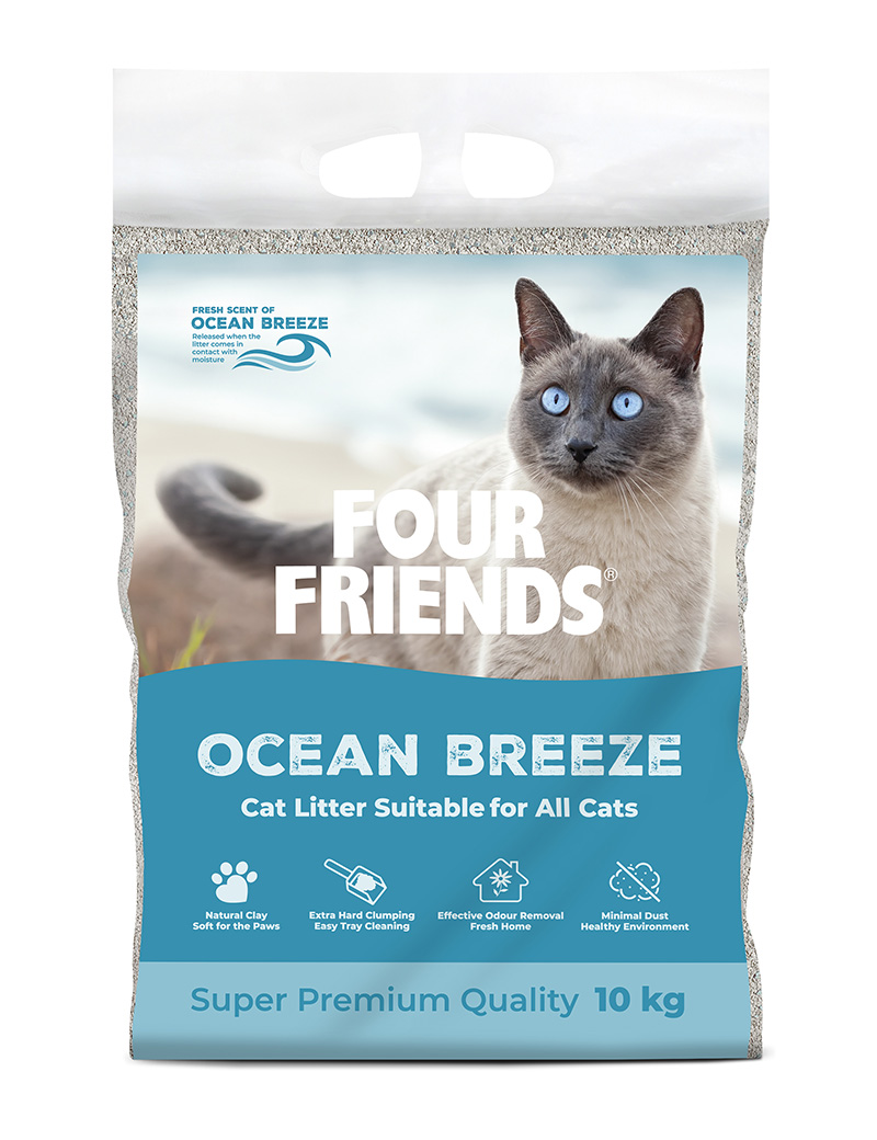 Four Friends Kattsand Ocean Breeze, 10kg