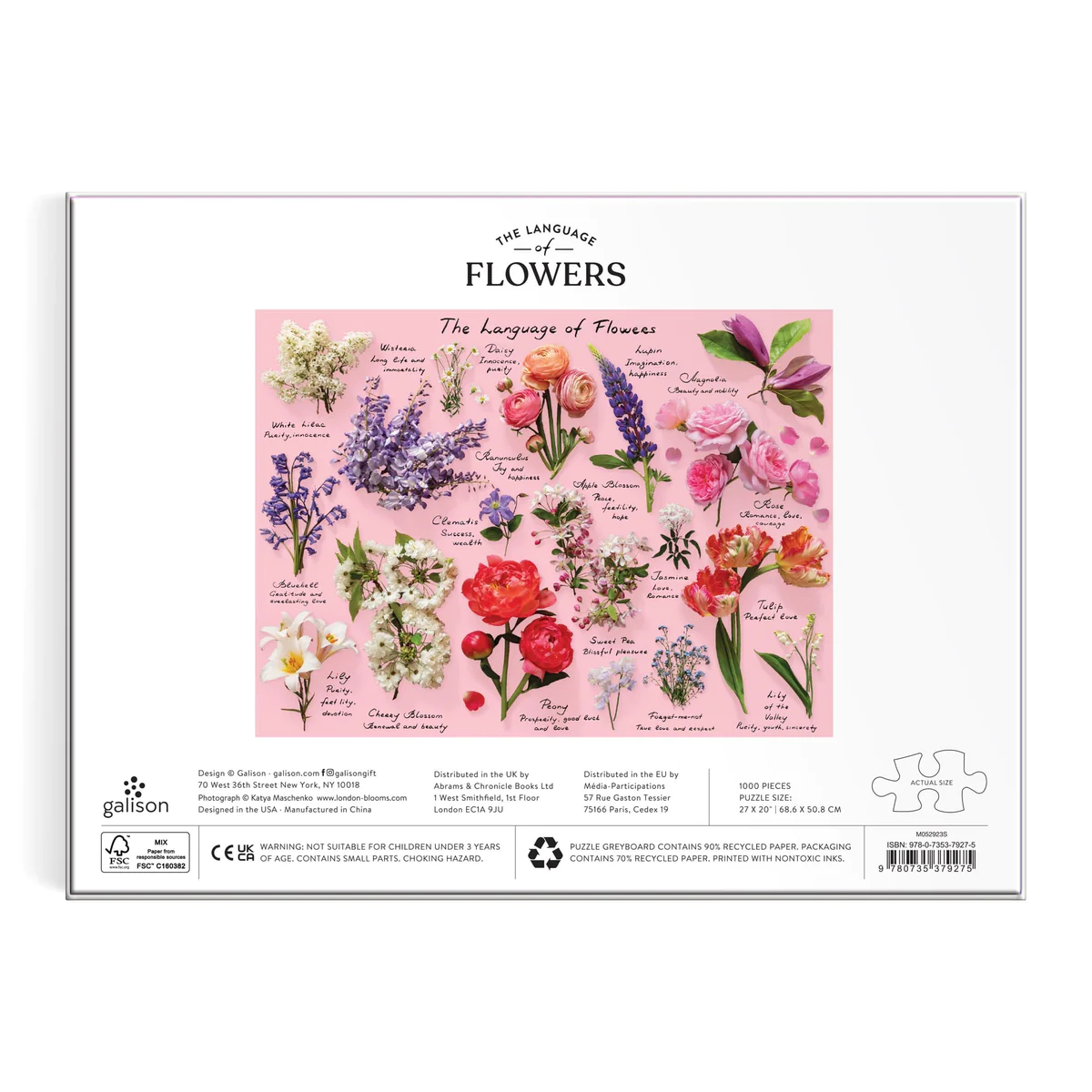 Language of Flowers 1000 Piece Puzzle - 3