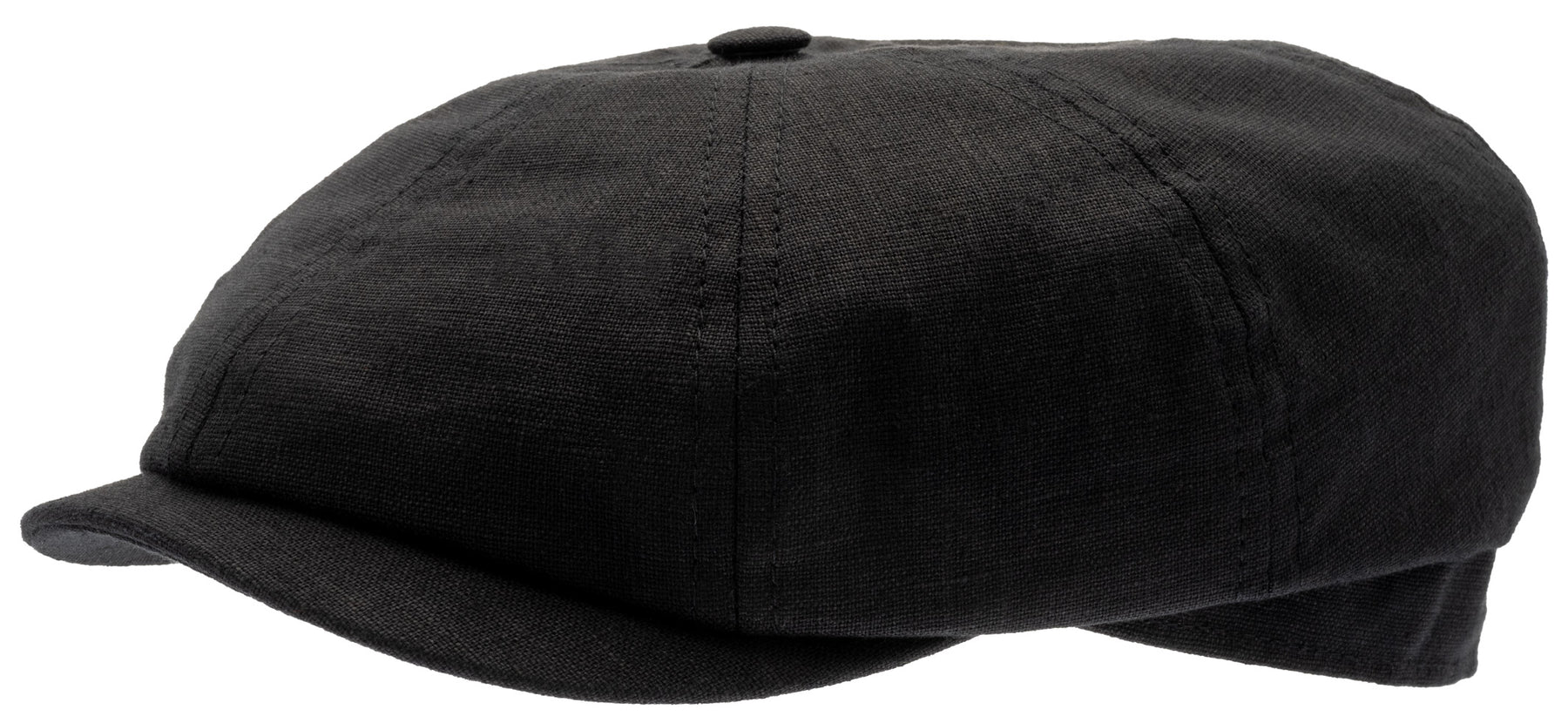 Vår/sommar Alan svart  linnekeps "Peakyblinders"  från CTH Ericson säljs på Hospitalsg 16
