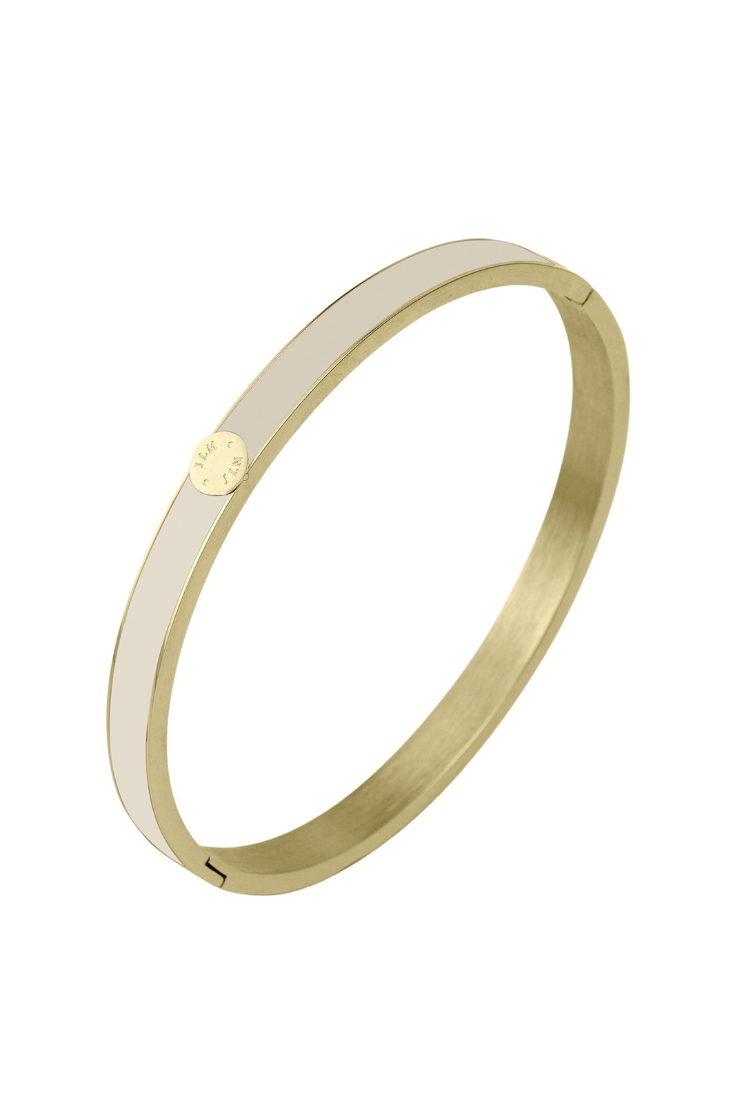 Palermo Bangle - Nude Gold - By Jolima