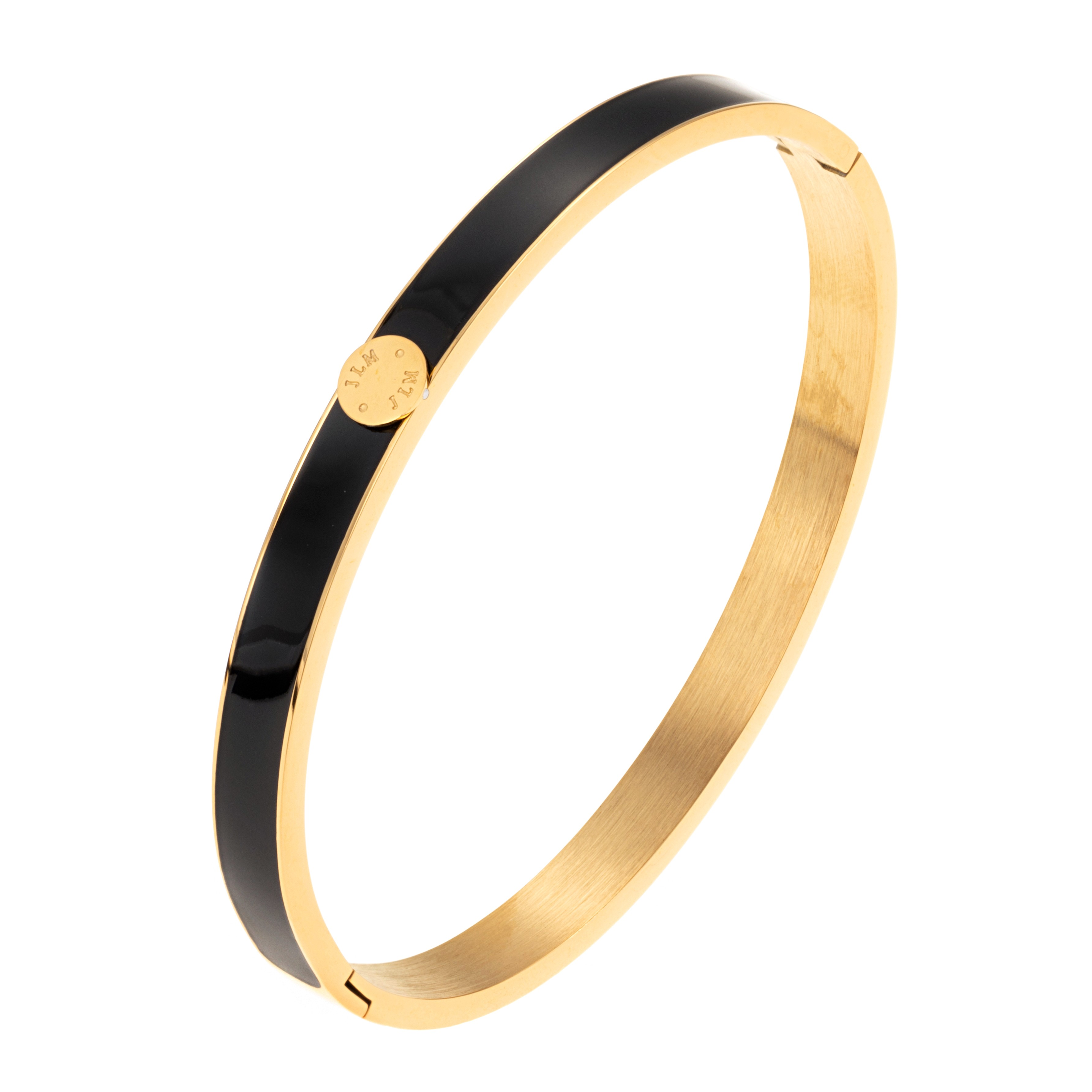 Palermo Bangle - Black Gold - By Jolima - 4