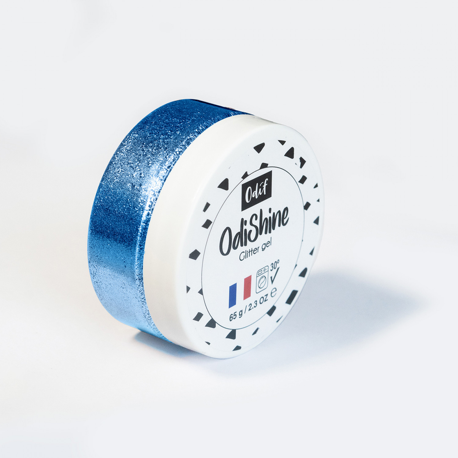 OdiShine -  Glitter Gel - "Saphir" (blå)