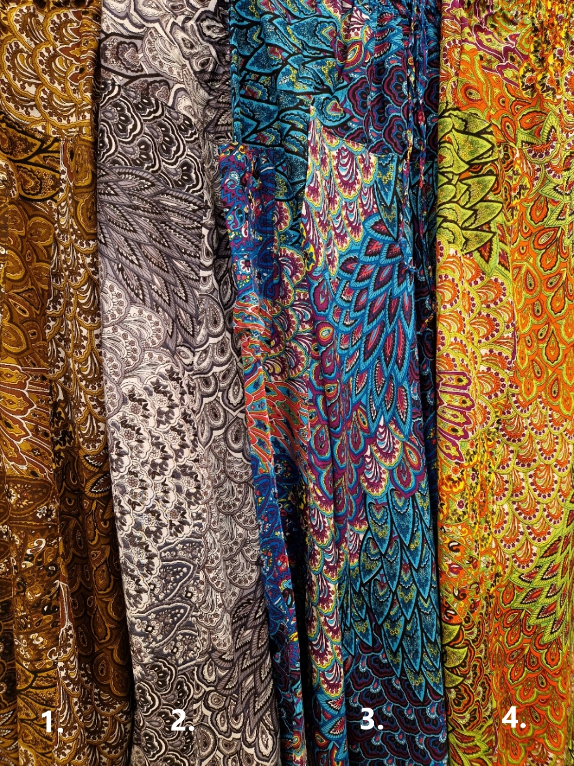  Haremsbyxor - Baggy - Thin Rayon - Med ficka - 4
