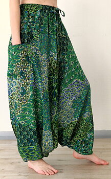 Haremsbyxor - Baggy - Thin Rayon - Med ficka