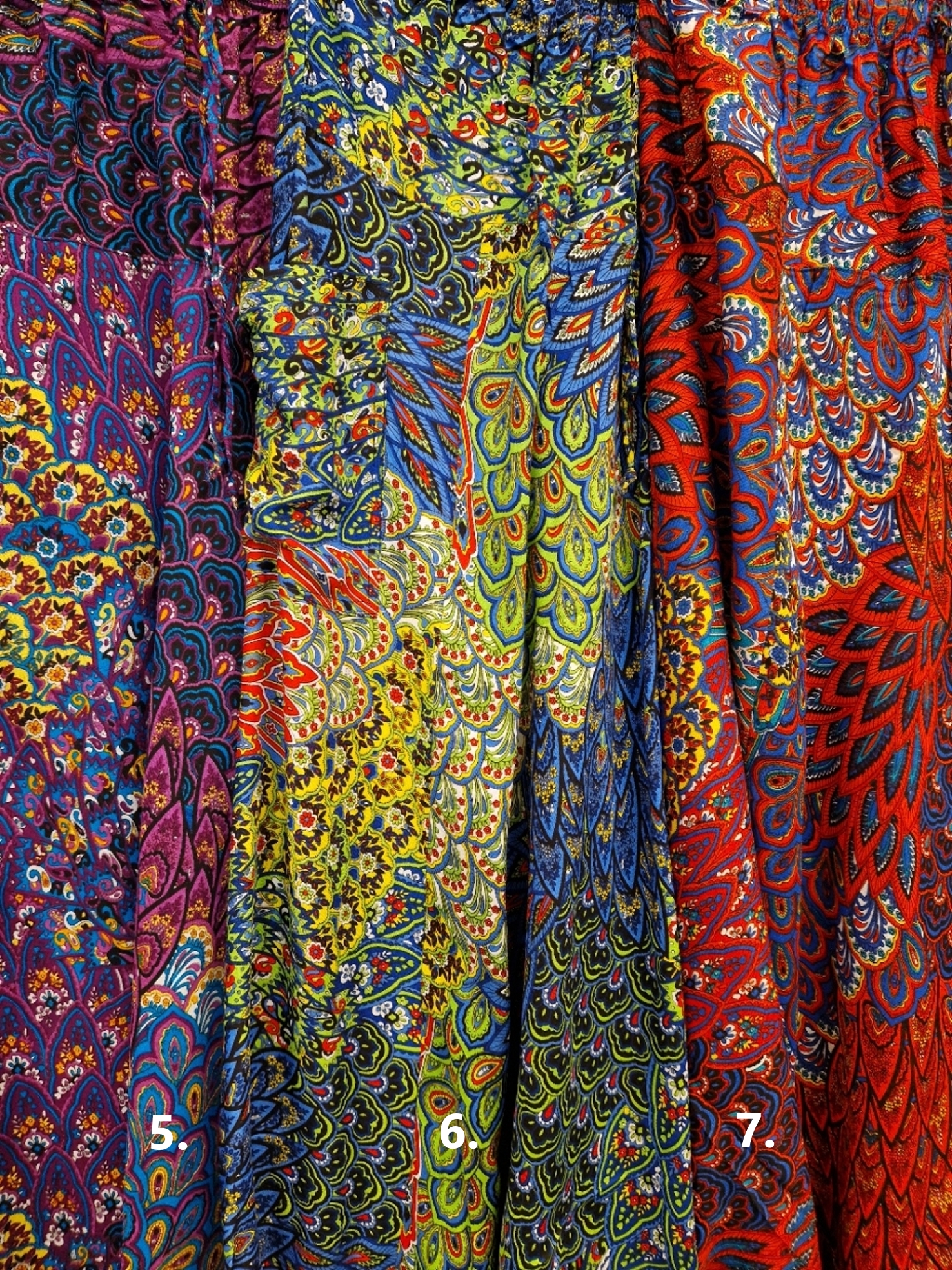  Haremsbyxor - Baggy - Thin Rayon - Med ficka - 5