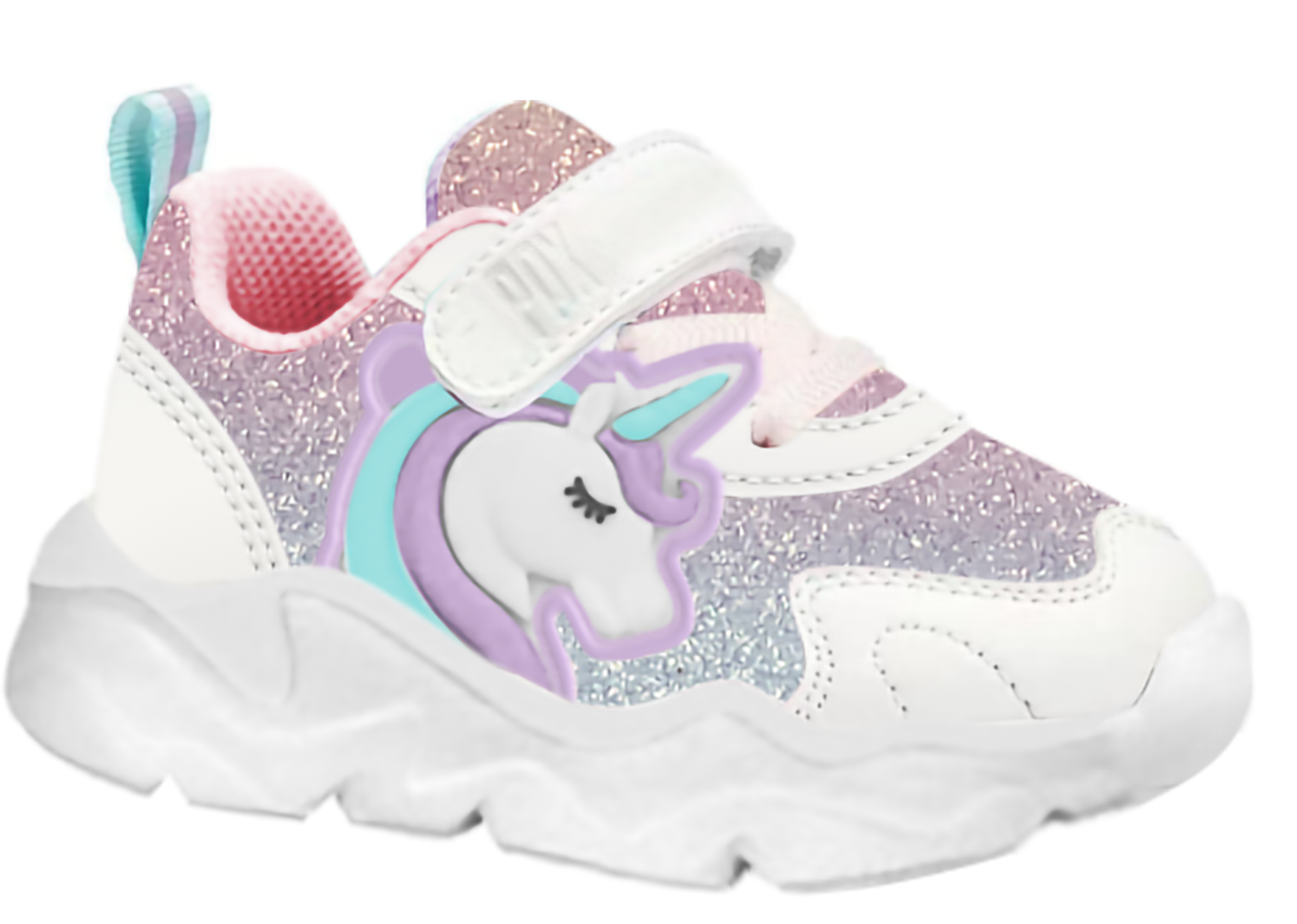 Glitter enhörning sko - PAX