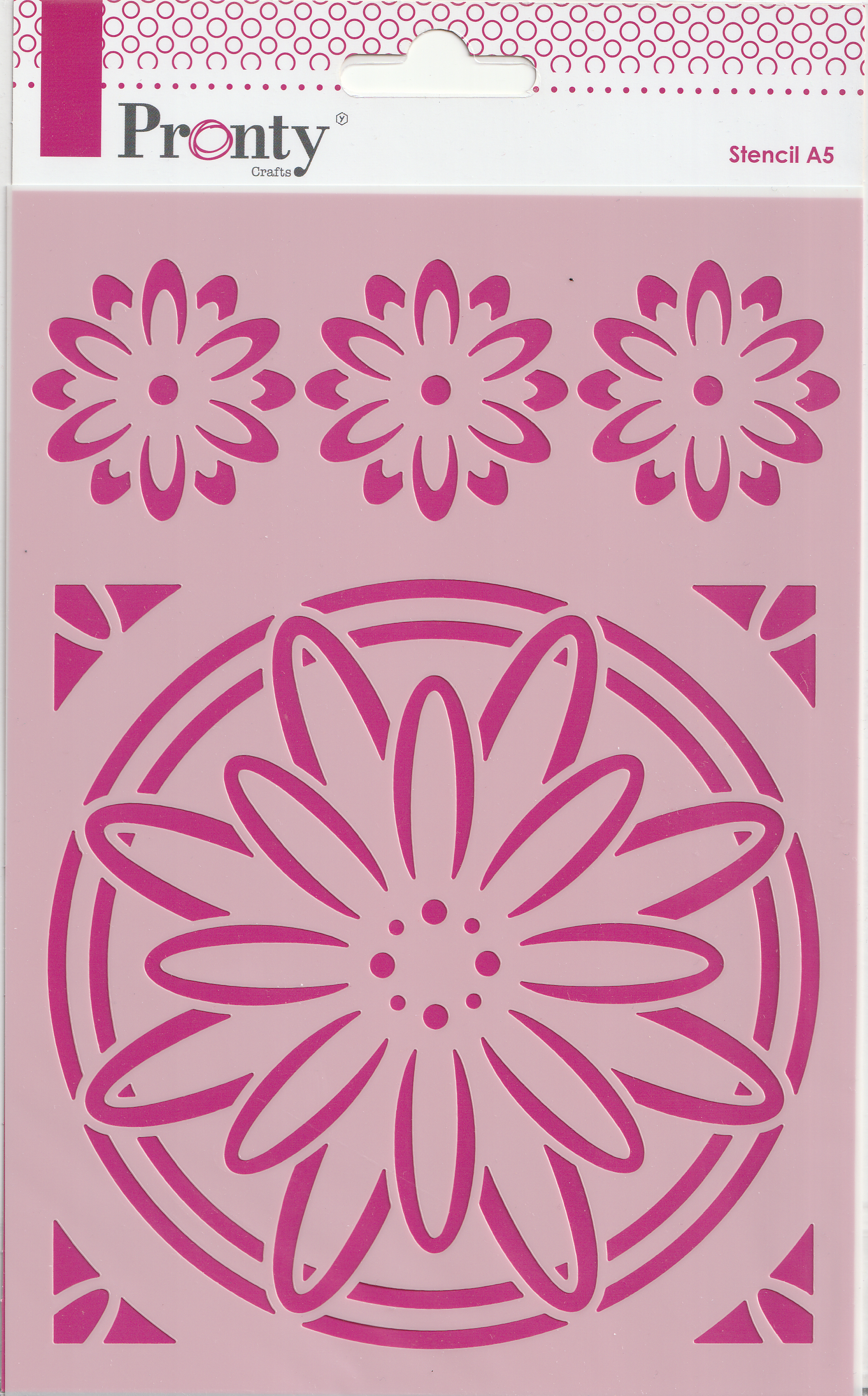 Blomma  -  Stencil / Schablon - Pronty