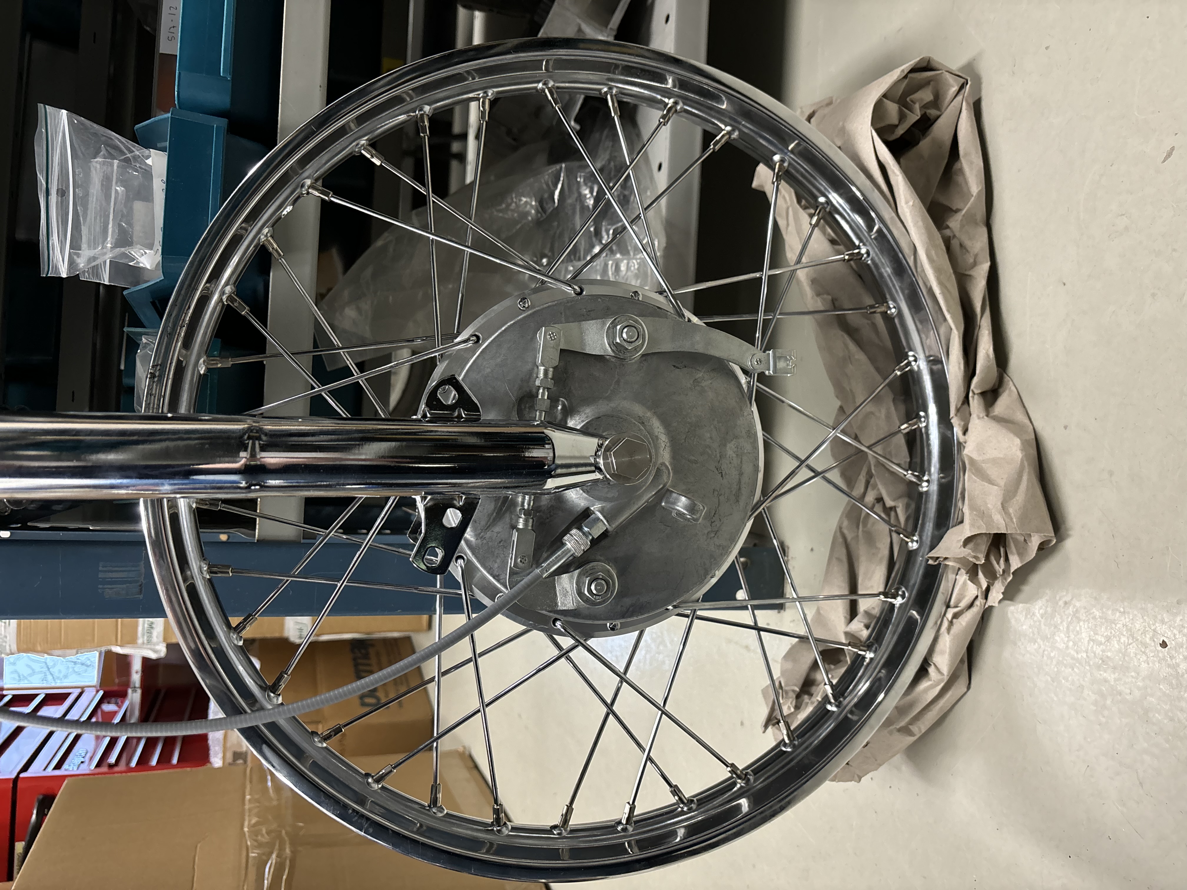 Bromssköld 150mm dubbelnock. Kpl med allt. - 2