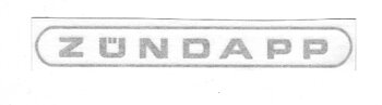 Dekal bakskärm "Zündapp"