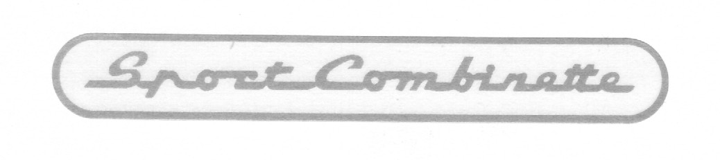 Dekal bakskärm "SportCombinette" 