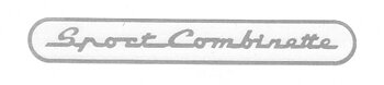 Dekal bakskärm "SportCombinette" 