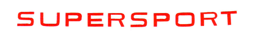 Dekal tank "Supersport" röd 71-74