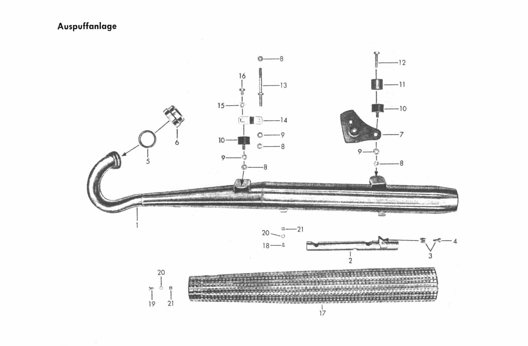 Ljuddämparsystem Cross. 75-76 - 3