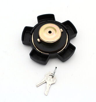 Tanklock 40mm svart. Låsbart