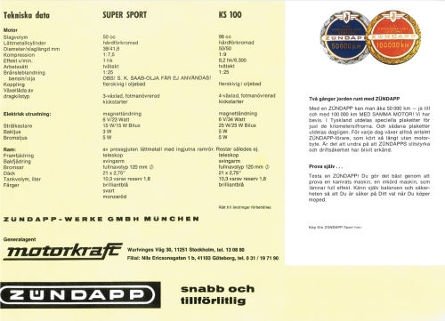 Försäljningsbroschyr 1969.