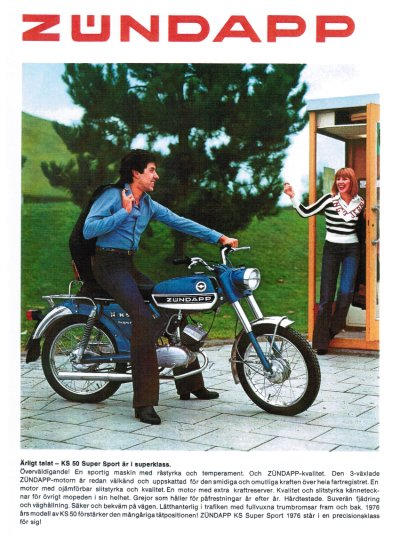 Försäljningsbroschyr 1976.