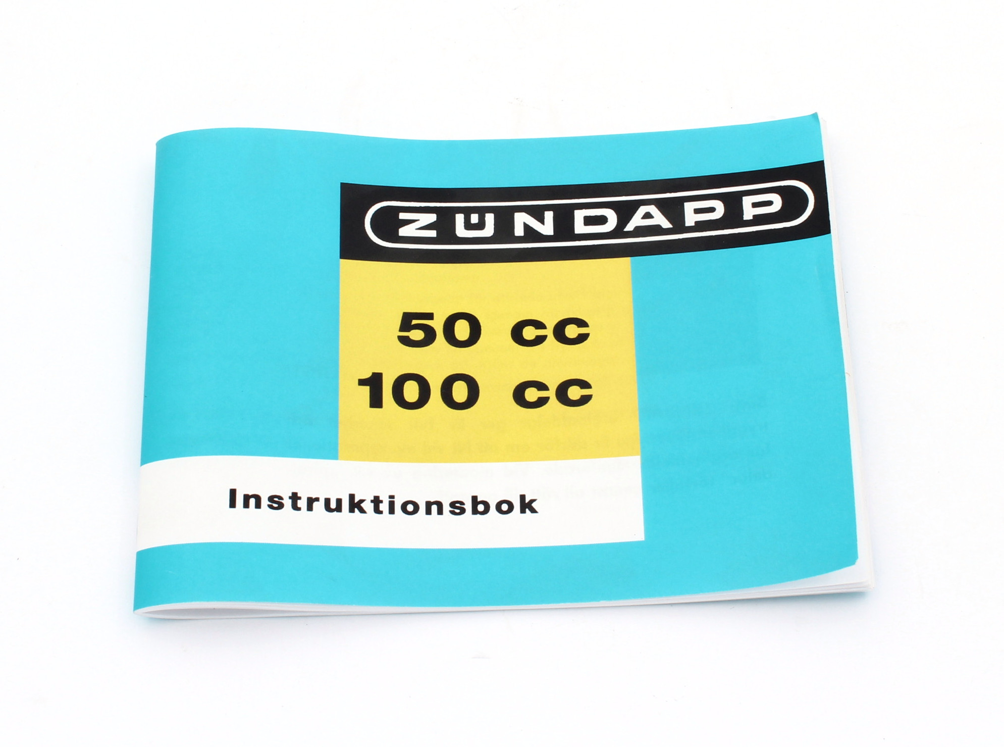 Instruktionsbok KS50, KS100 1967