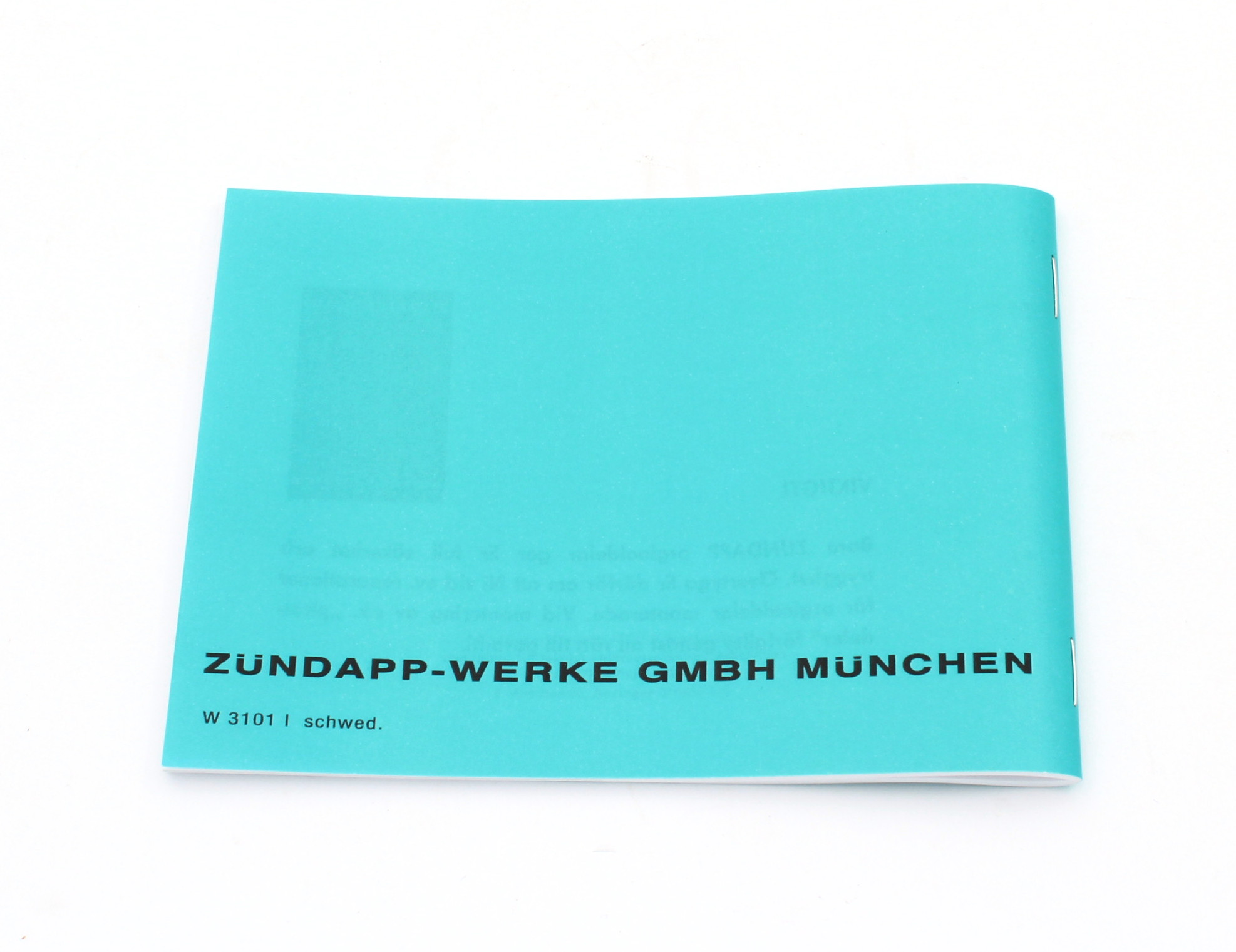 Instruktionsbok KS125, GS125 1971 - 3
