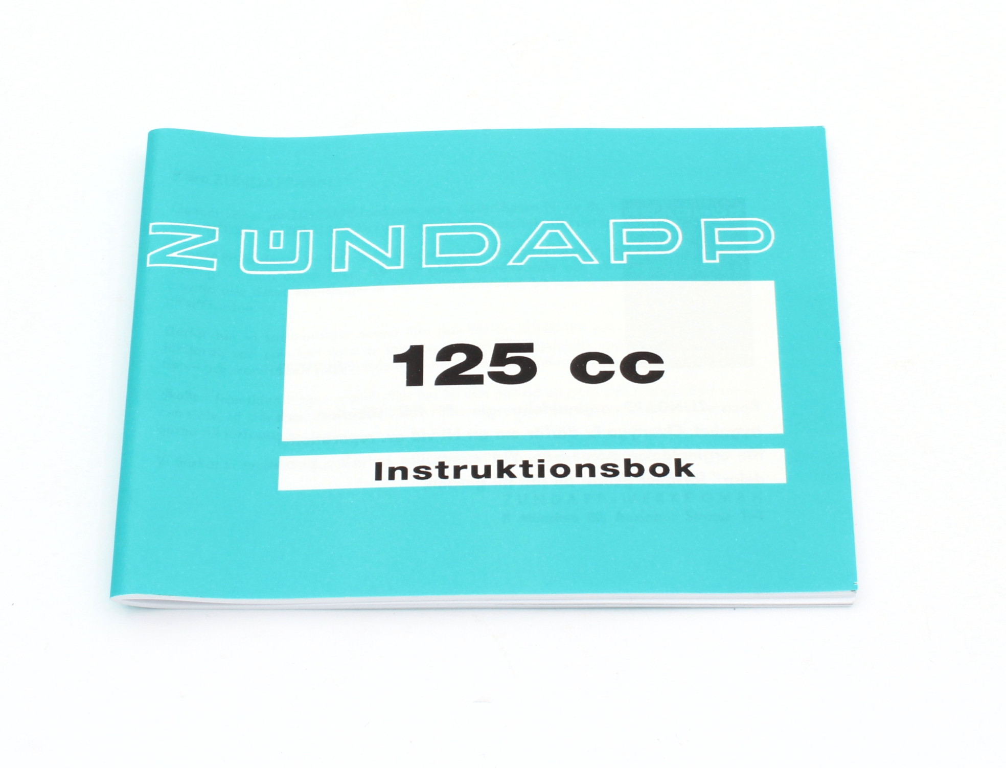 Instruktionsbok KS125, GS125 1971