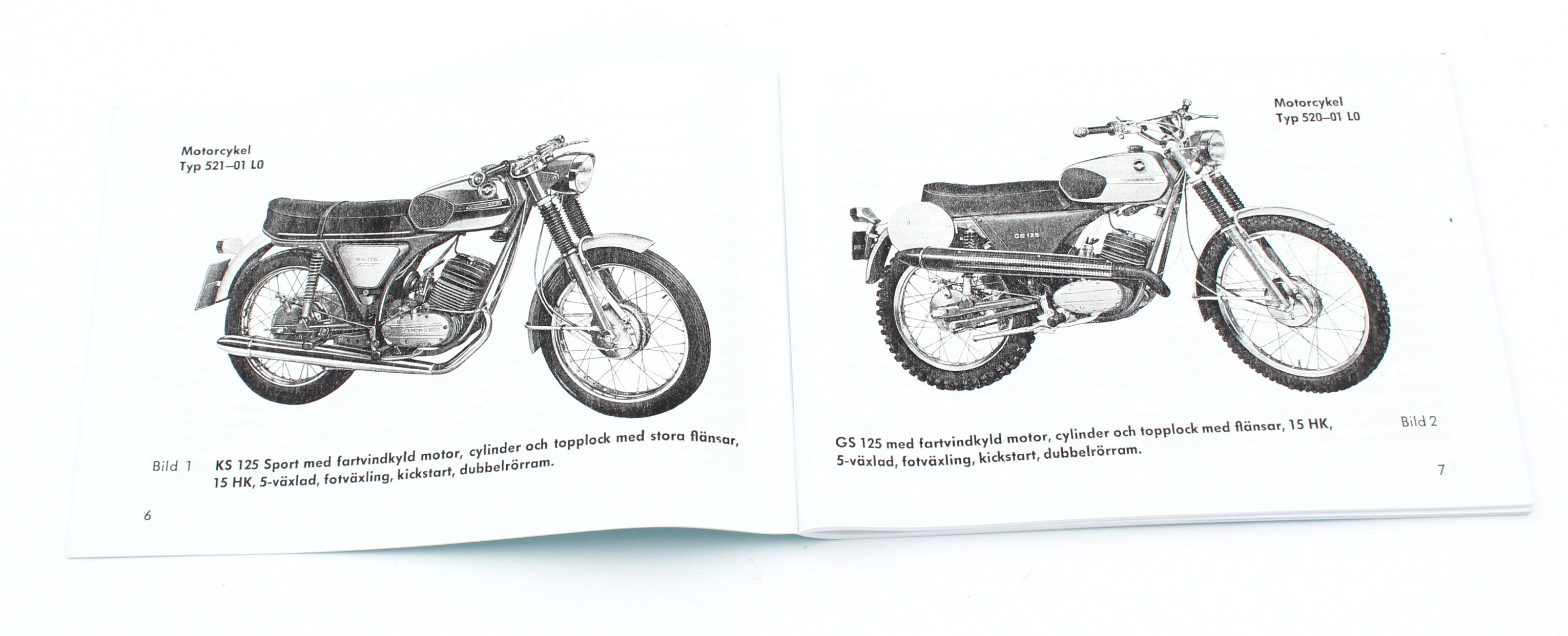 Instruktionsbok KS125, GS125 1971 - 2