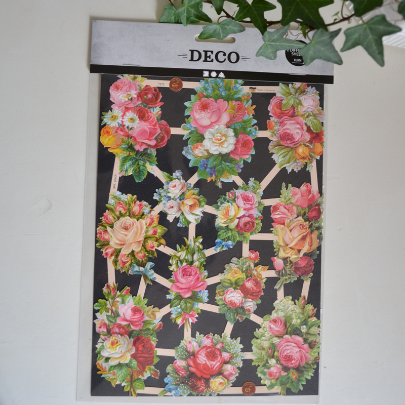 Bokmärksark 2-pack - blommor och blad