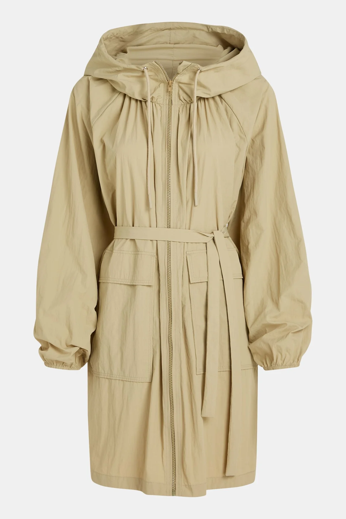 Penn & Ink - Trenchcoat With Text OlivYellow - 5