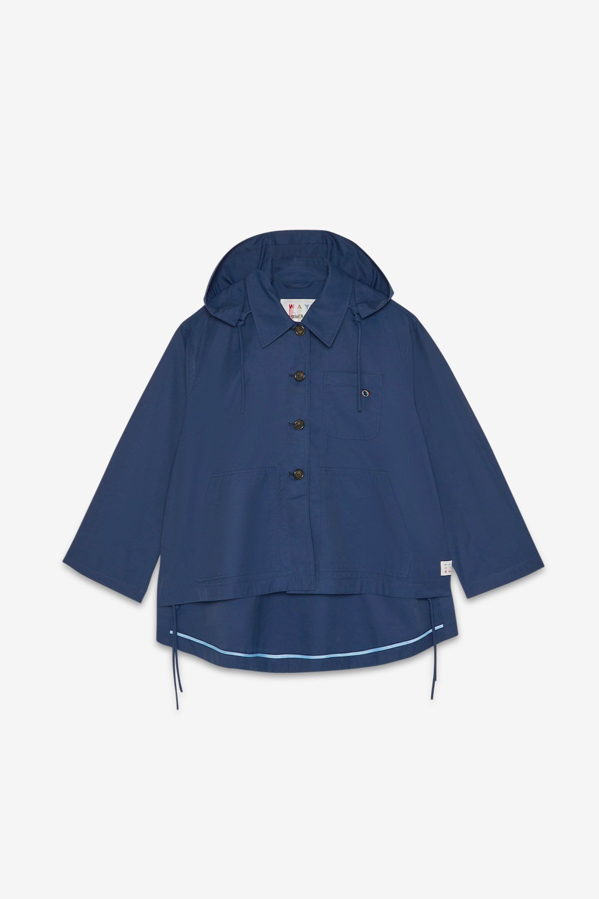 OttodÁme - Short Raincoat Blue - 8