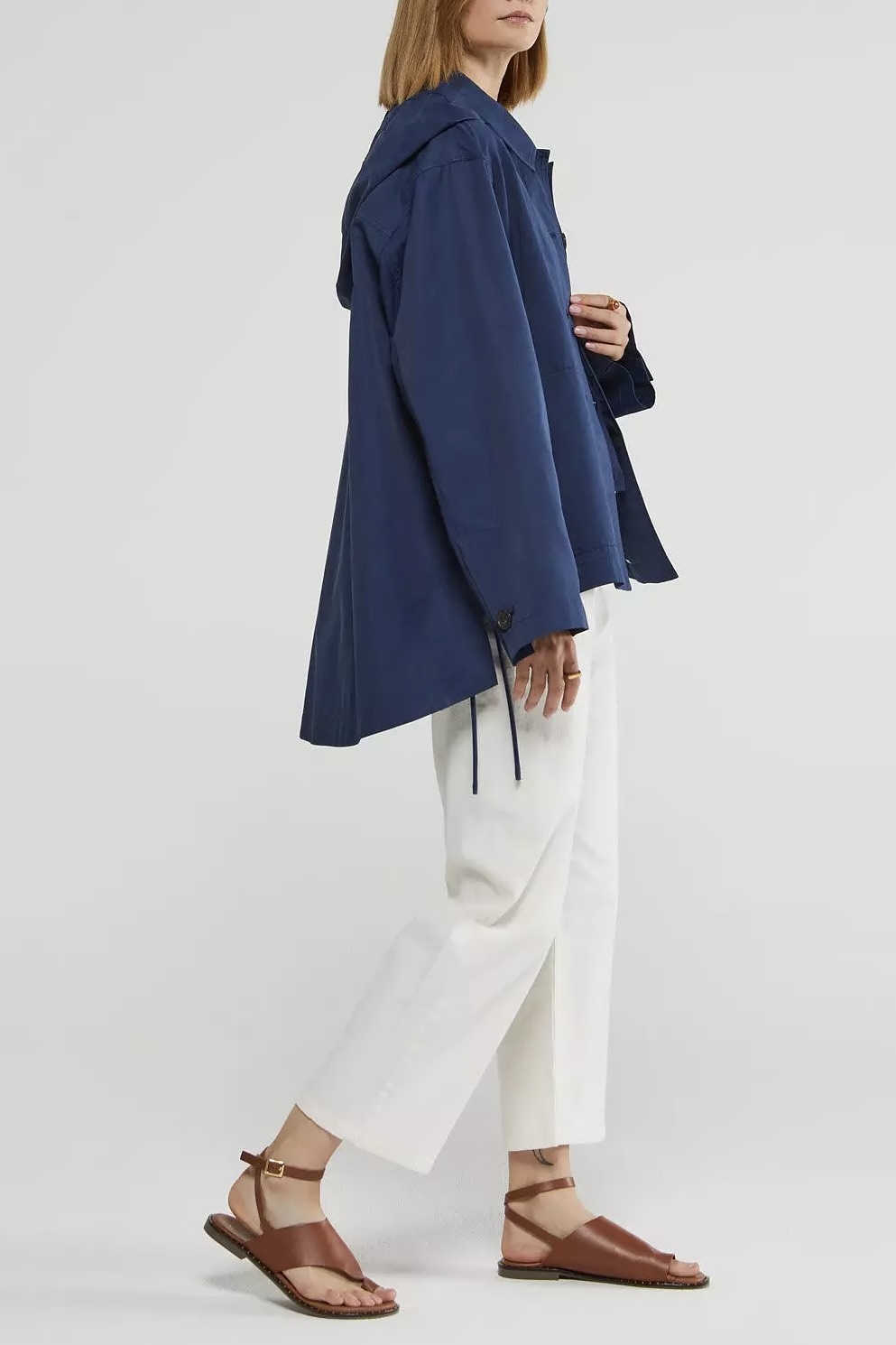 OttodÁme - Short Raincoat Blue - 2