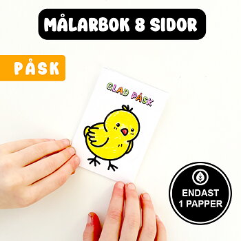 Målarbok Påsk Glad Påsk Barn