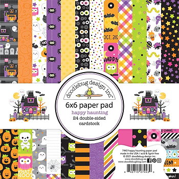Doodlebug Design -Happy Haunting 6x6 Inch Paper Pad