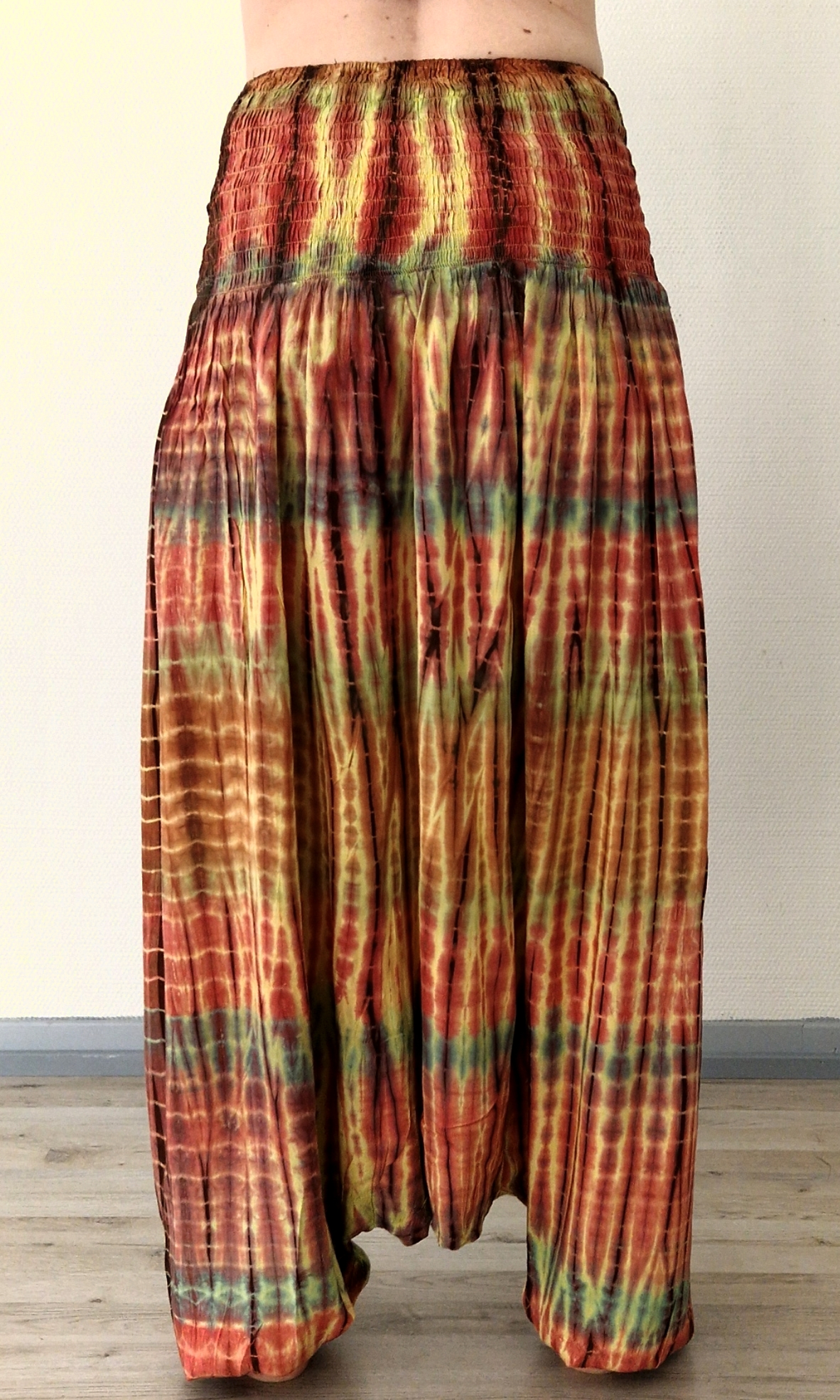  Haremsbyxor / Byxdress - Baggy - Thin Rayon - Batik - 6