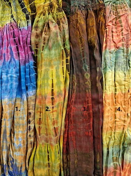  Haremsbyxor / Byxdress - Baggy - Thin Rayon - Batik