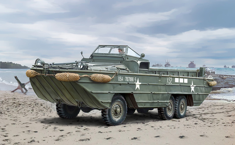 1/72 DUKW 2 1/2 ton GMC truck amphibious version D-Day 80° Anniversary