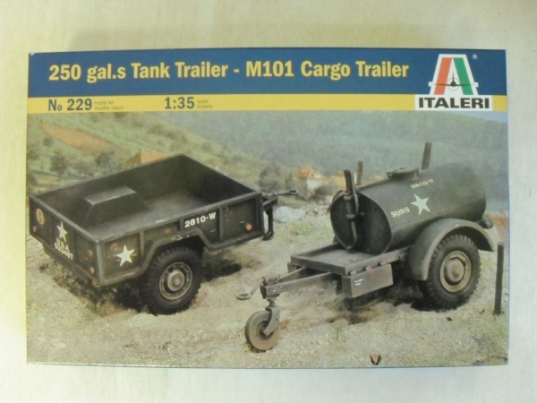 1/35 250 GALS TANK TRAILER & CARGO TANK TRAILER