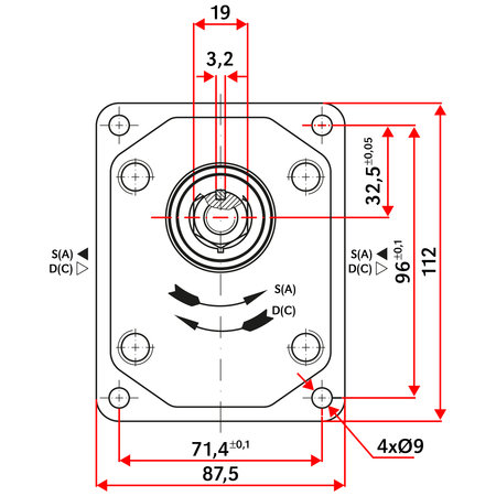 Hydraulpump 25 Grupp-2 BSP Gänga - 3