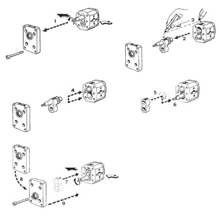 Hydraulpump 25 Grupp-2 BSP Gänga - 2