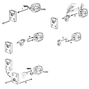 Hydraulpump 25 Grupp-2 BSP Gänga