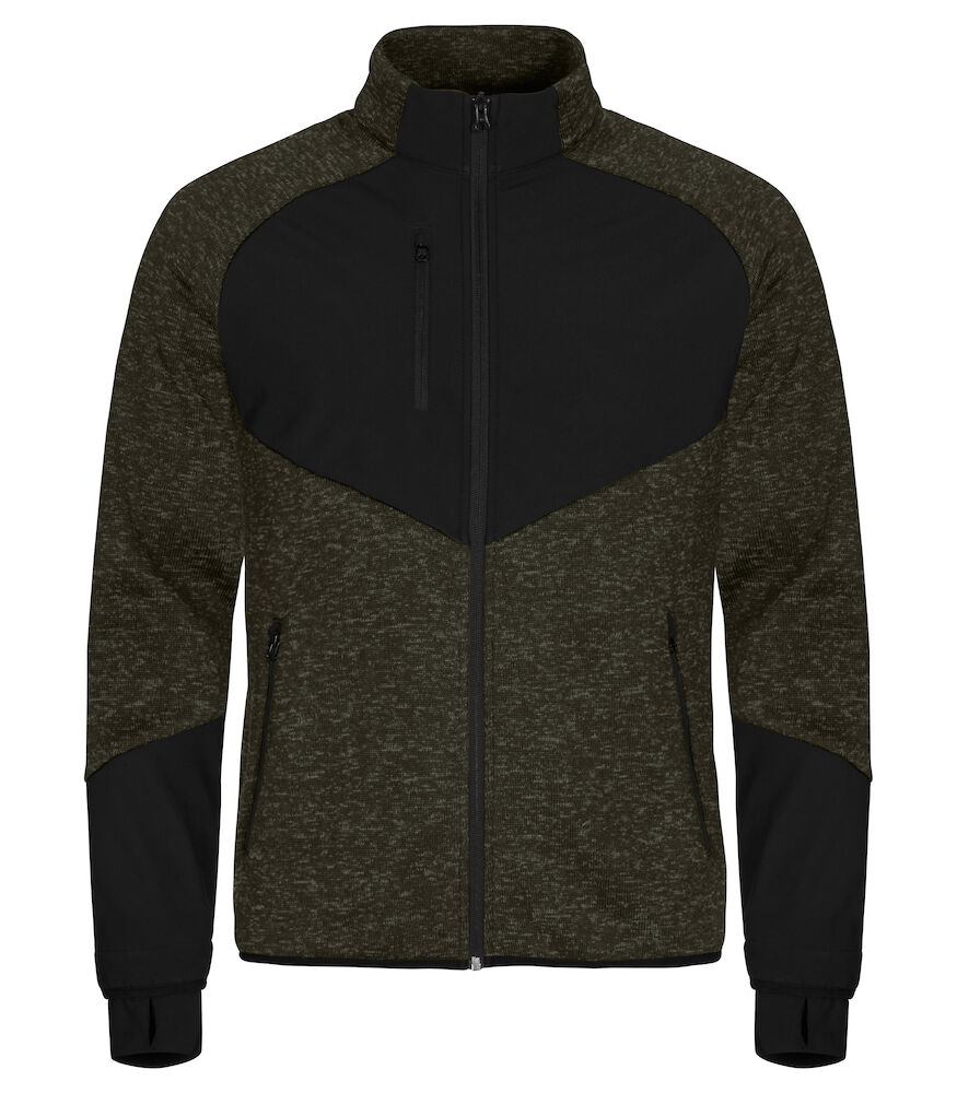 Clique 023946 Haines Stickad Fleecejacka - 5