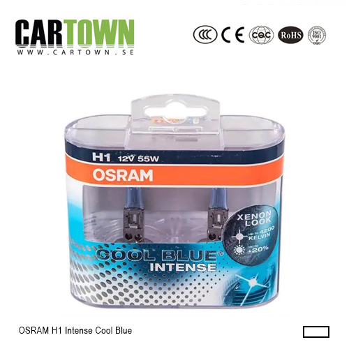 Glödlampa H1 OSRAM Intense Cool blue (2st)