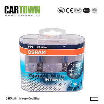 Glödlampa H1 OSRAM Intense Cool blue (2st)