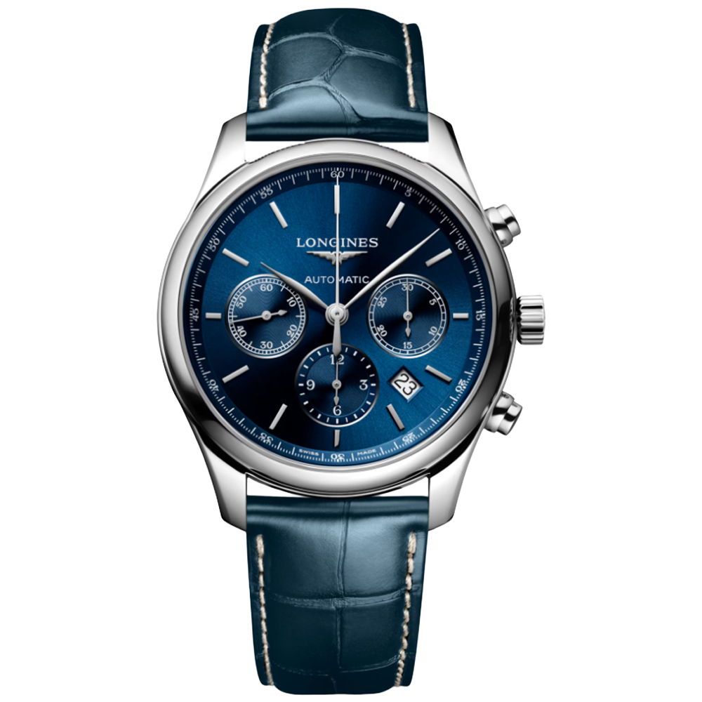 L2.759.4.92.0 Longines Master Collection 42 Chronograph blå