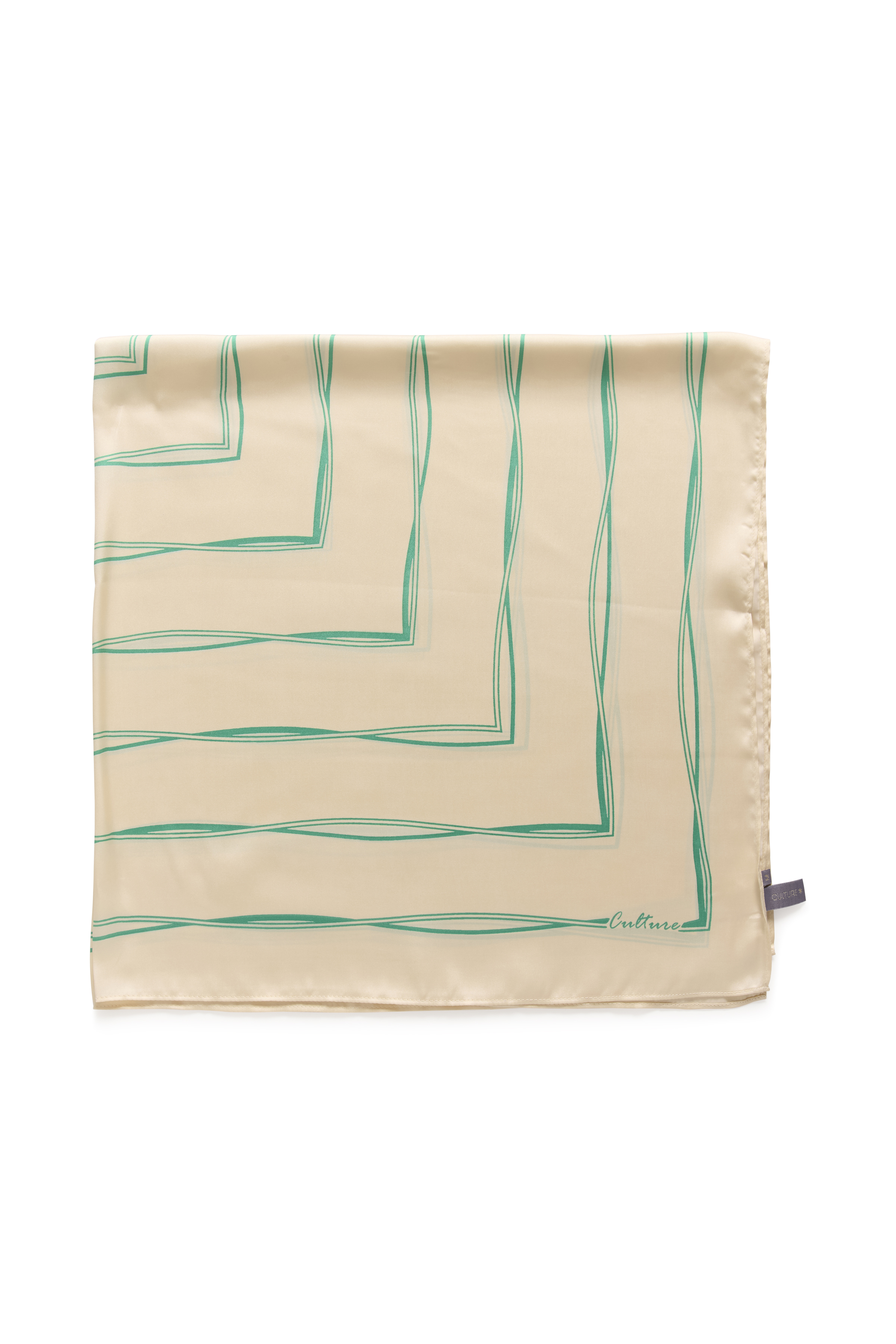 CUbanda Scarf  Green Square - 3