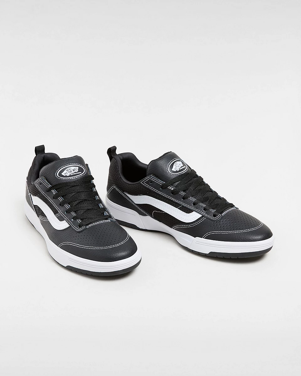 Vans Skate Zahba Leather Black/White Skate Shoes - 4