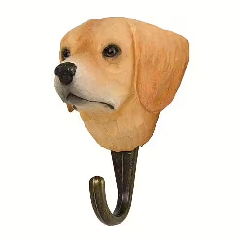 Hand-carved hanger Golden Retriever