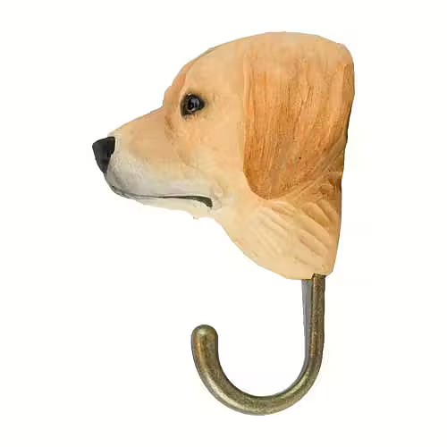 Hand-carved hanger Golden Retriever - 3