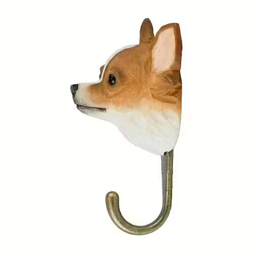 Hand-carved hanger Chihuahua - 3